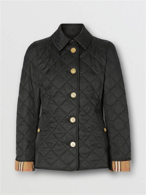 burberry mid length quilted jacket|Burberry quilted jackets for women.